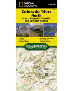 National Geographic Maps Trails Illustrated #1302 Colorado 14ers North 1