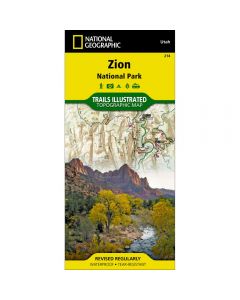 National Geographic Maps Trails Illustrated #214 Zion National Park 1