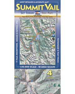 Sky Terrain Maps Summit, Vail & Holy Cross - 4th Edition 1