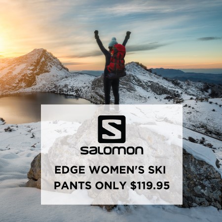 Salomon Edge Women's Ski Pants On Sale!